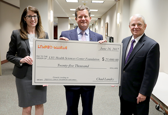 LymhoManiacs Donation to LSUHealthNO